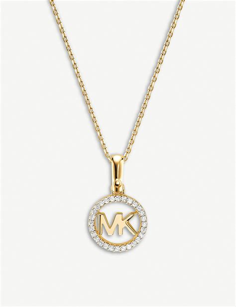 michael kors kette gold|michael kors gold necklace.